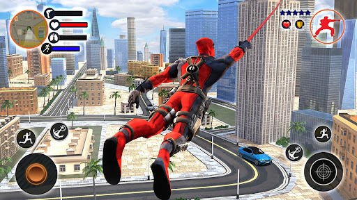 Miami Rope Hero Spider Games الحاسوب