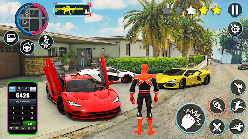 العنكبوت لعبة مافيا حبل البطل الحاسوب