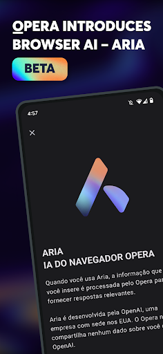 Navegador Opera beta com IA