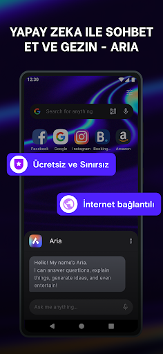 VPN ile Opera Özel Tarayıcı