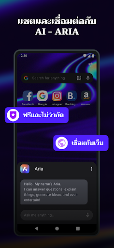 เบราว์เซอร์ Opera ที่มี VPN PC