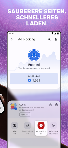 Opera-Browser mit gratis VPN