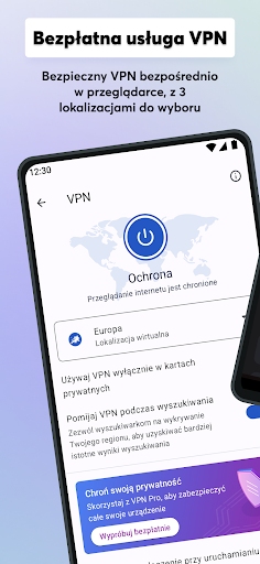 Przeglądarka Opera z darmową siecią VPN