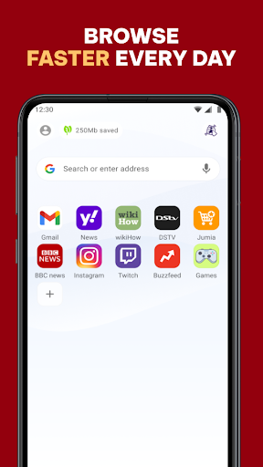 komputer Opera Mini: Fast Web Browser