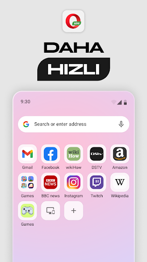 Opera Mini web tarayıcı