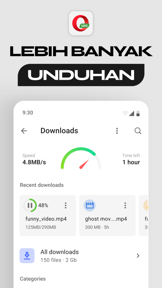 Opera Mini - web browser cepat PC