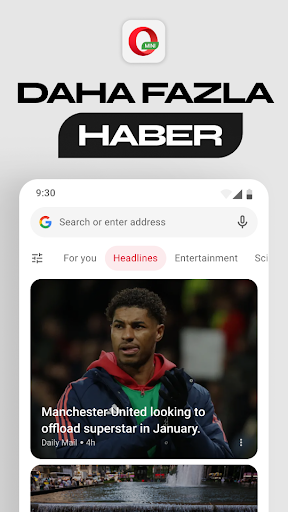 Opera Mini web tarayıcı