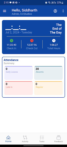 Ophiz - Attendance Management PC