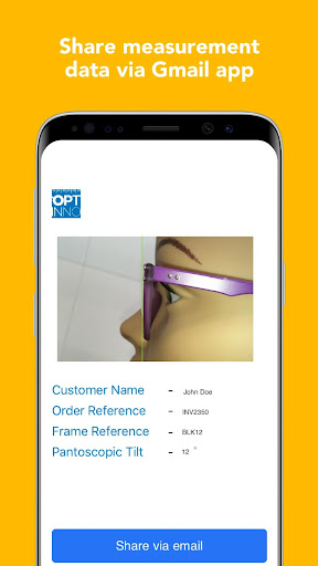 Pantoscopic Tilt Measure PC