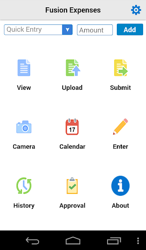 Oracle Fusion Expenses PC