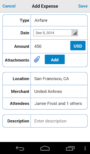 Oracle Fusion Expenses PC