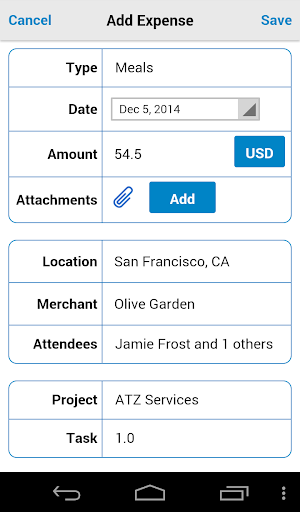 Oracle Fusion Expenses PC