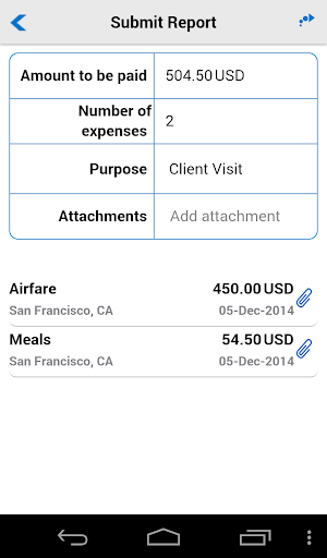 Oracle Fusion Expenses PC
