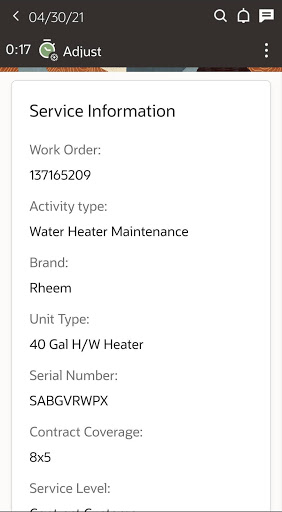 Oracle Field Service PC