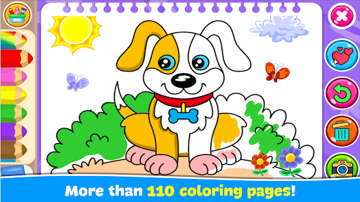 Coloring,  Music and Games
