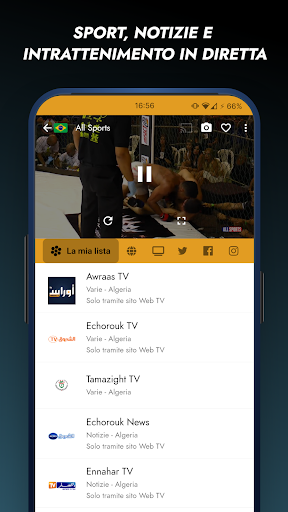 Orbitv: Canali TV mondiali PC