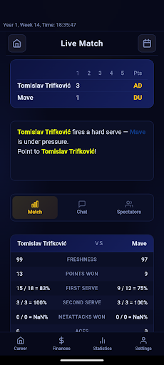 Online Tennis Manager PC