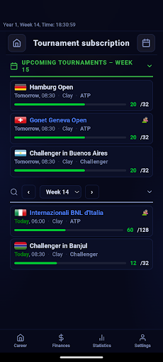 Online Tennis Manager PC