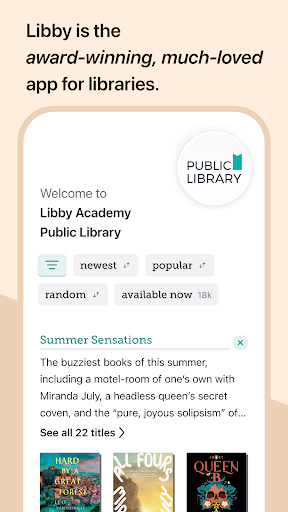 komputer Libby, the Library App