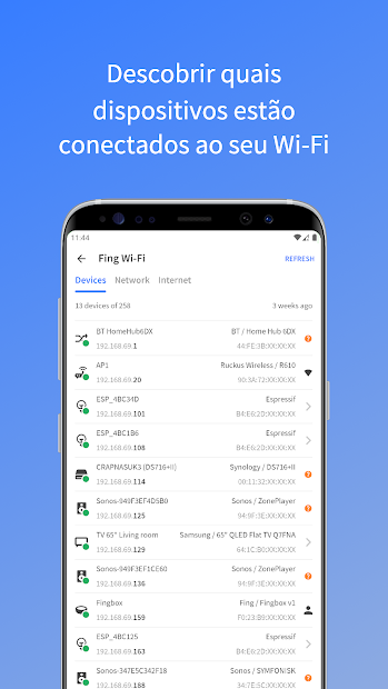 Fing - Ferramentas de rede para PC