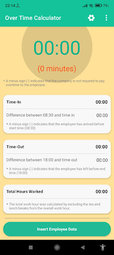 Overtime Calculator PC