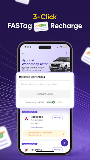 Park+ Car Loan, FASTag, Money پی سی