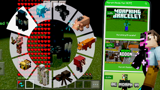 Morph Mod for Minecraft PE پی سی
