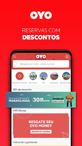 OYO: Reserve seu quarto com o melhor app de hotéis