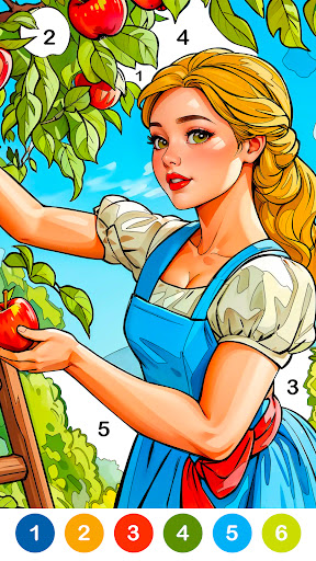 Farm Country Color By Number