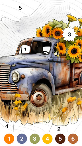 Farm Country Color By Number