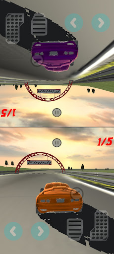 Two Player Car Race-Car Chaos