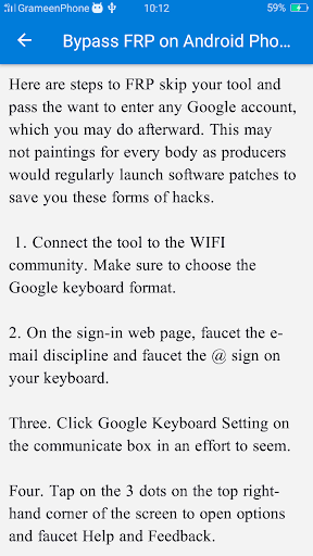 FRP Bypass Android Guide PC