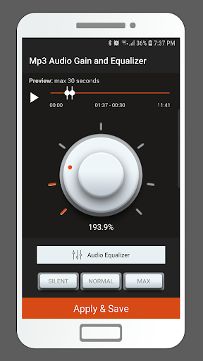 MP3 Audio Gain and Equalizer PC