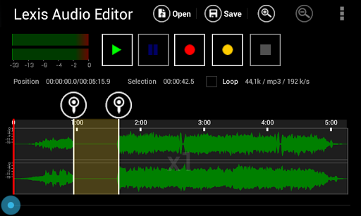 Lexis Audio Editor পিসি