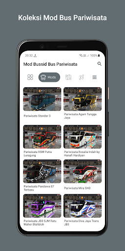 MOD Bussid Bus Pariwisata PC