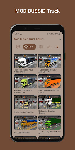 MOD Bussid Truck Basuri