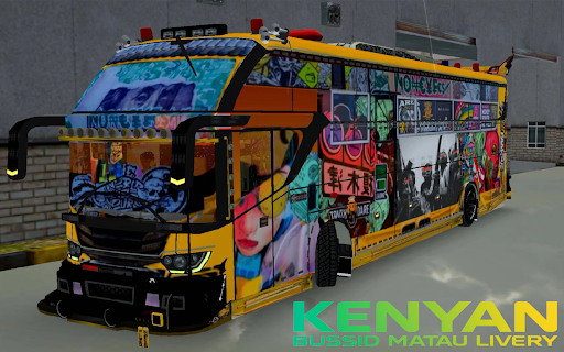 Kenyan Bussid Matau Livery PC