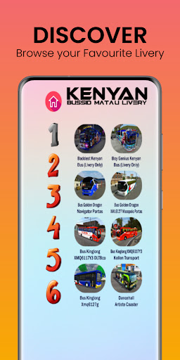 Kenyan Bussid Matau Livery PC