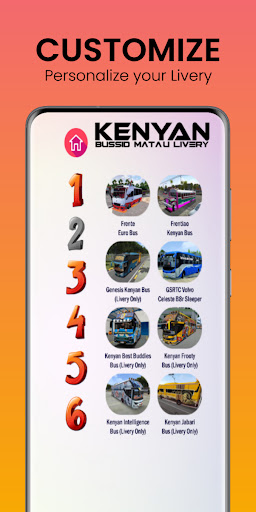 Kenyan Bussid Matau Livery PC