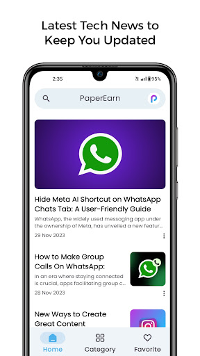 PaperEarn - Tech Updates Hub پی سی