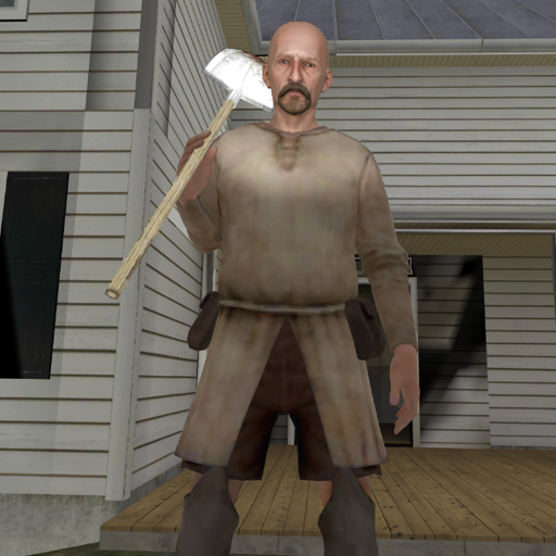 grandpa erschreckte Horrorhaus