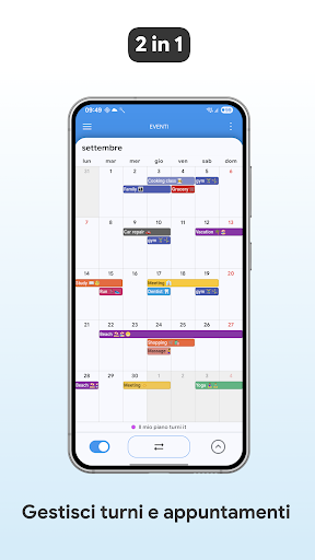 Calendario di lavoro・Megashift PC