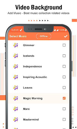 Video Background with Music پی سی