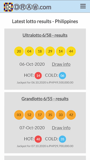 PCSO Lotto Results PC