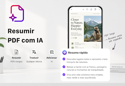 AI PDF: Leitor & Resumo para PC