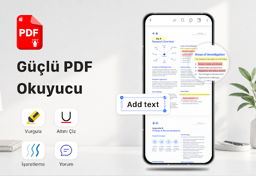 AI PDF: Okuyucu & Özet PC