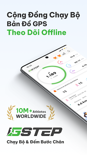 GStep Chạy Bộ & Đếm Bước Chân