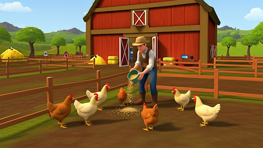 Egg & Ranch Farming Simulator الحاسوب