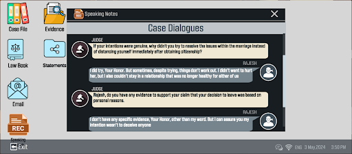 Judge Simulator Justices & Law PC