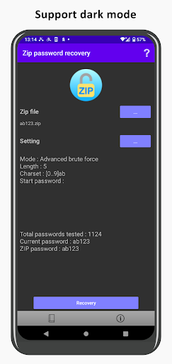 ZIP password recovery PC